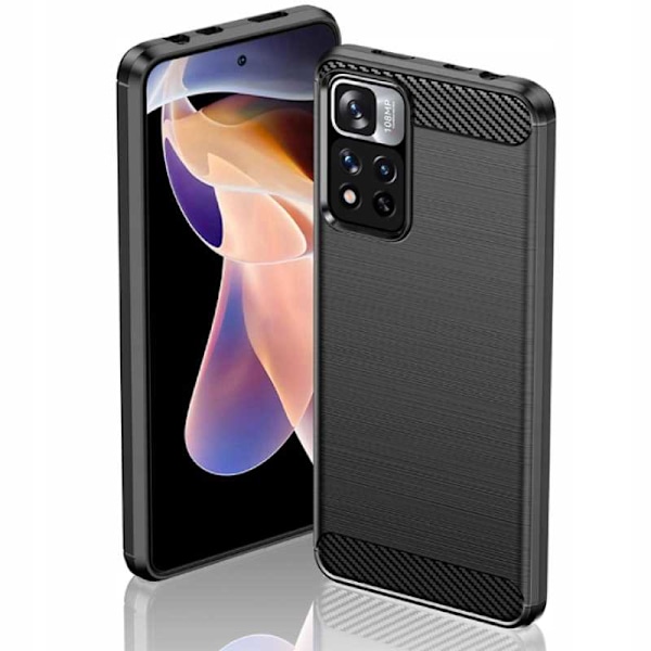 Spacecase Case Cover För Poco M4 Pro 5G Black Protective