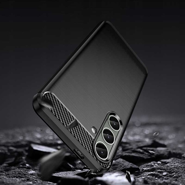 Spacecase Cover Carbon Cover För Samsung Galaxy S24+ Svart