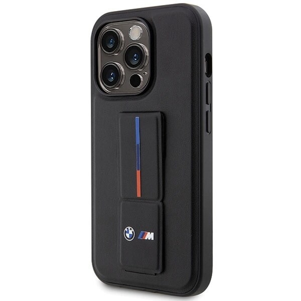 BMW BMHCP14L22GSLK deksel til iPhone 14 Pro - svart Grip Hot Stamp