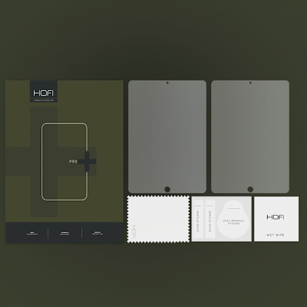 HOFI PAPIR PRO+ 2-PAK. BESKYTTELSESFOLIE IPAD 10.2 7 / 8 / 9 / 2019-2021 MATKLAR
