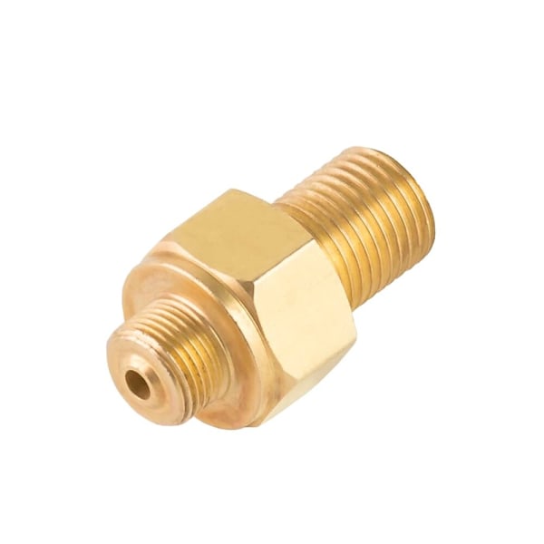 Reduksjonstilkobling for turistgassflaske G 3/8" L - 7/16" slange 1,5 m
