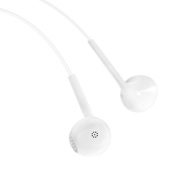 Dudao in-ear kablede hodetelefoner med 3,5 mm miniplugg hvit (X10S hvit)