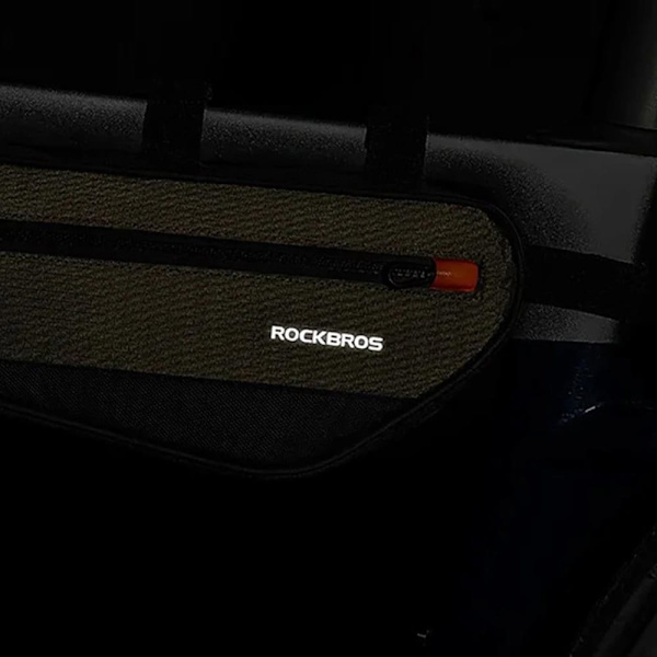 Rockbros 30120079001 sykkelveske for 1,7 l ramme - grønn og svart