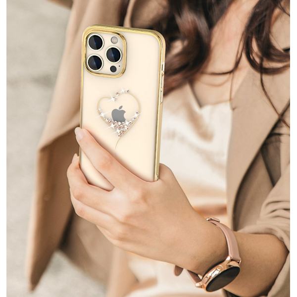 KINGXBAR CASE HOUSING COVER BAG CASE TIL IPHONE 14 PLUS GULD