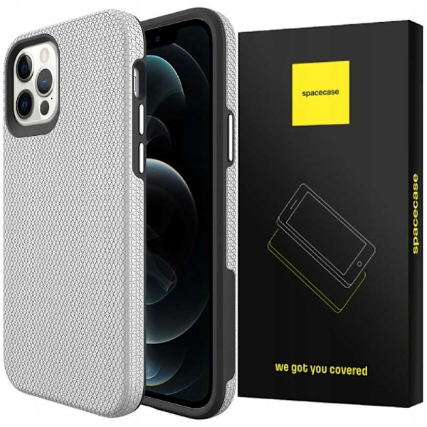 Spacecase Case Cover För Iphone 12 12 Pro Silver Sc Core