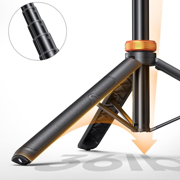 TECH-PROTECT L03S BLUETOOTH SELFIE-STIV STIV SORT