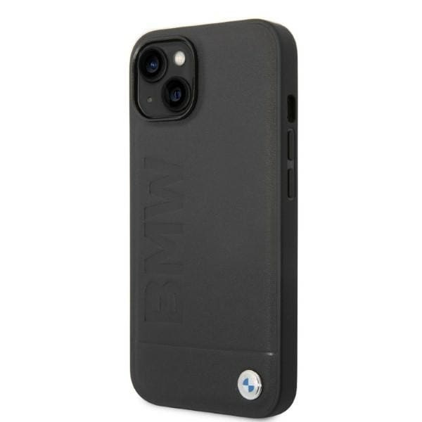 BMW SIGNATURE LOGO IMPRINT MAGSAFE ETUI TIL IPHONE 14 PLUS - SORT