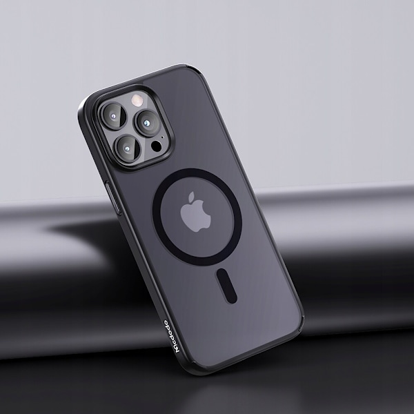 MCDODO MAGNETIC CLEAR FODRAL FÖRSTÄRKAT FOR MAGSAFE IPHONE 15 LILLA