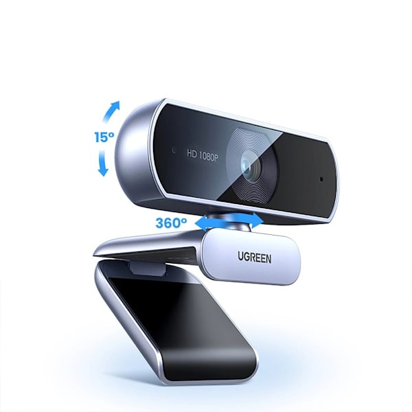 Ugreen CM678 USB HD Webcam - Grå