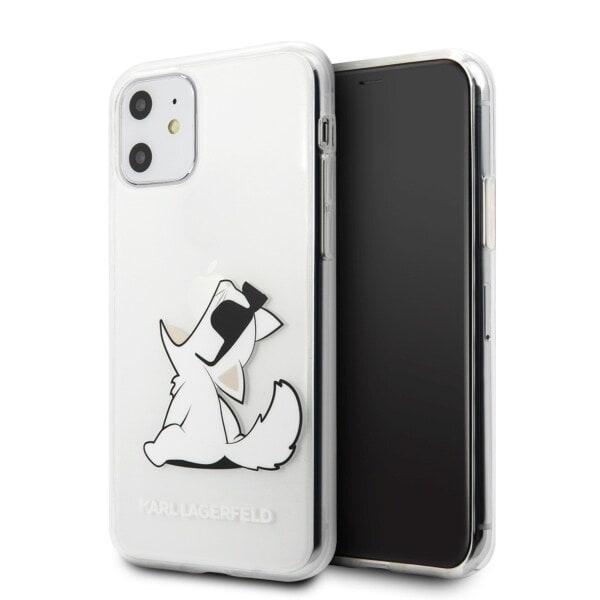 Karl Lagerfeld KLHCN61CFNRC iPhone 11 6.1" / Xr hardcase transparent Choupette Fun