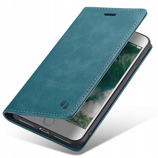 Spacecase Pålbockfodral För Iphone 7 8 Plus Fallskäll Blåt