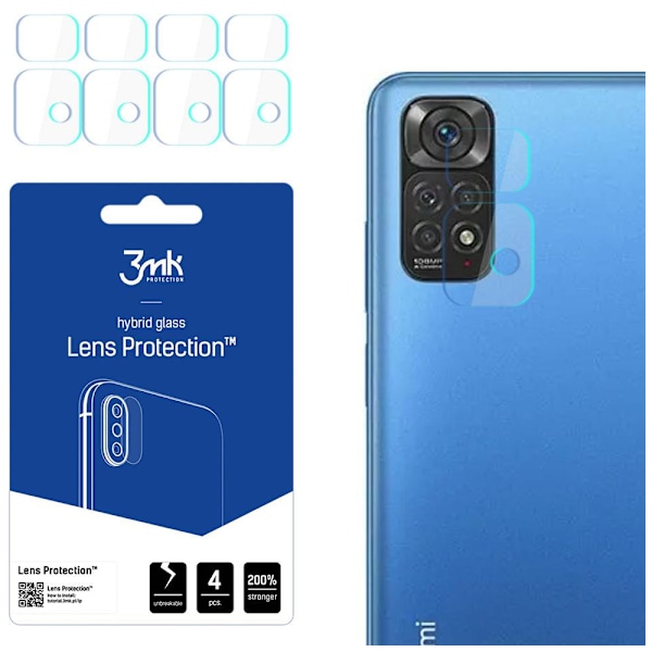 XIAOMI REDMI NOTE 11S 4G - 3MK OBJEKTIVBESKYTTELSE