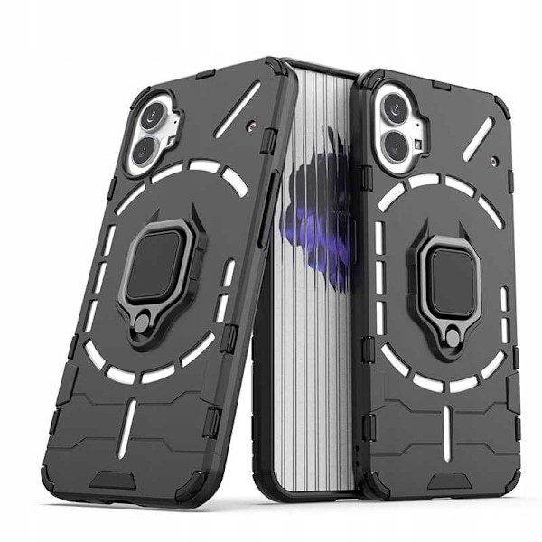 Spacecase Case Cover För Ingenting Telefon 1 X-Ring Svart