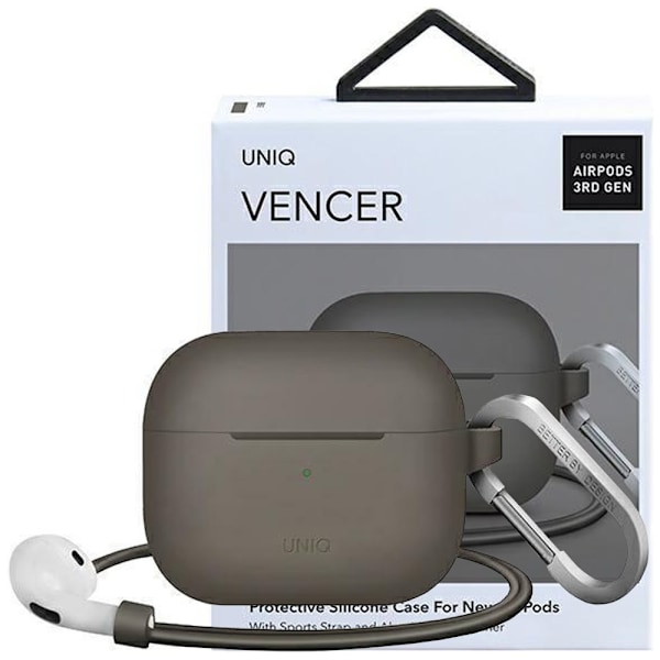 UNIQ-deksel Vencer AirPods 3 gen. Silikon beige/mørk sand