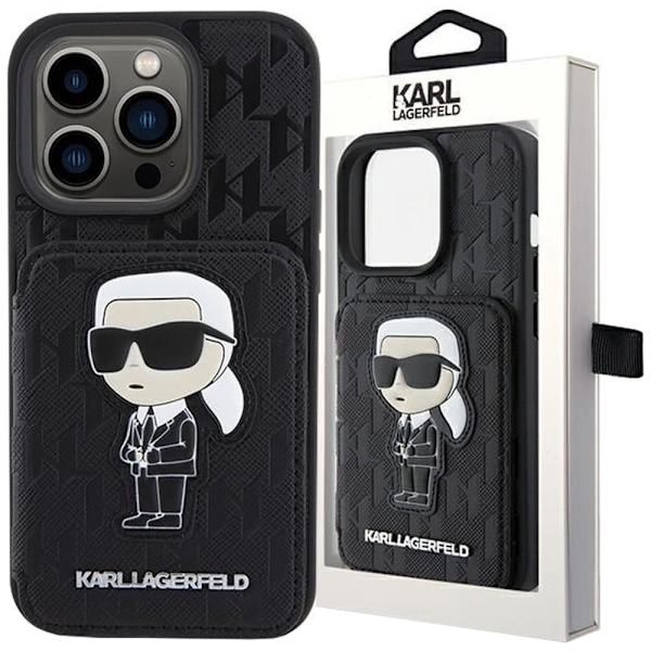 KARL LAGERFELD SILIKONE CHOUPETTE HEADS STRAP TIL APPLE WATCH 42/44/45 MM - SORT
