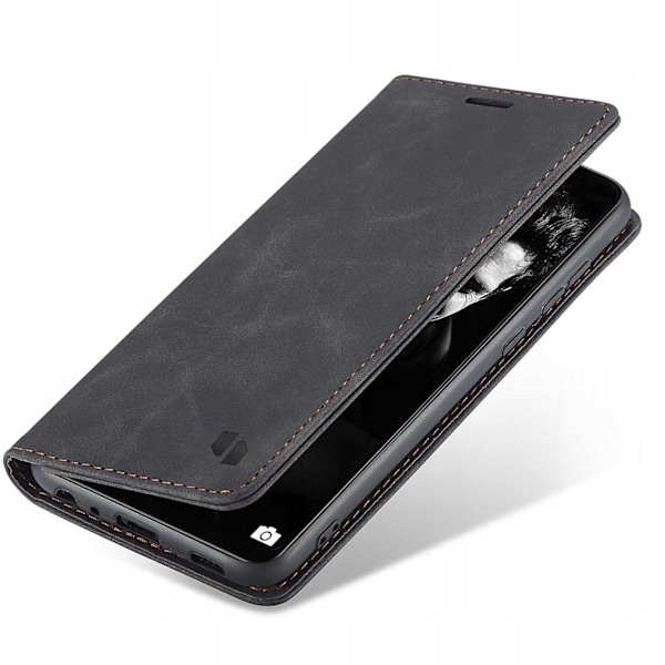 Spacecase Case Pålbocket Fodral För Samsung Galaxy A72 5G Svart