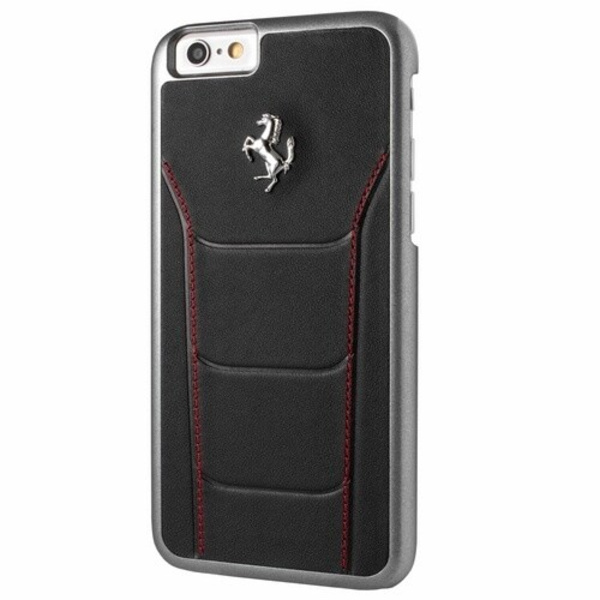 FERRARI GT 458 ETUI TIL IPHONE 6 / IPHONE 6S - SORT OG RØD