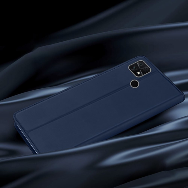 Dux Ducis Skin Pro-veske til Oppo Reno 8 Pro-deksel med flip-kortlommebok? blå stativ