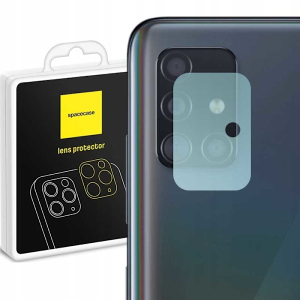 Rymdfodral Härdat Glas För Samsung Galaxy A71 Linsskydd