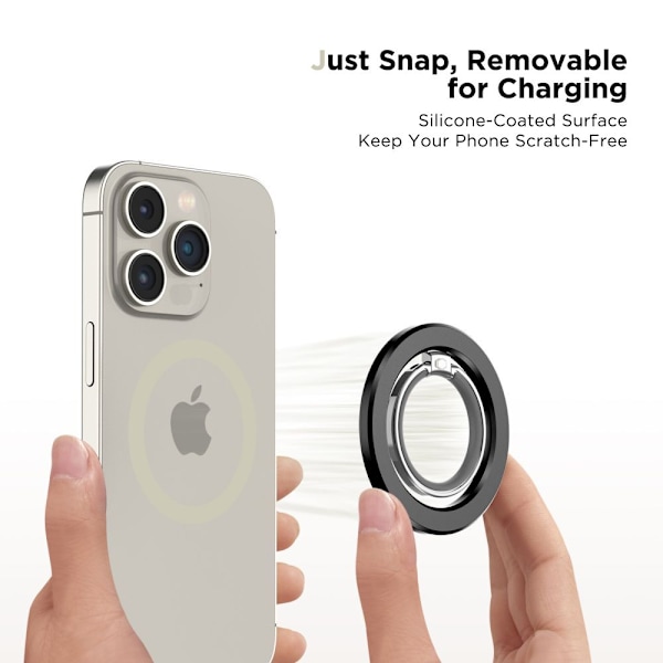 TECH-PROTECT MMR300 MAGNETISK MAGSAFE TELEFONMONTERING SVART