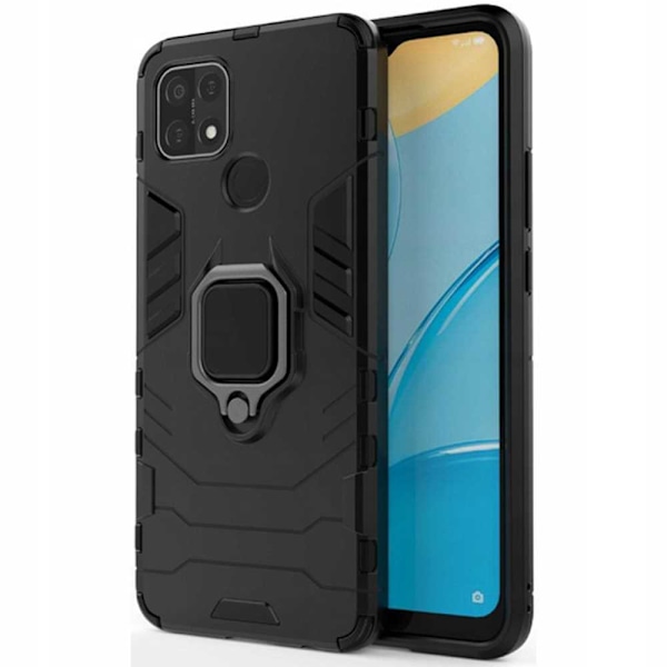 Spacecase X-Ring Fodral För Oppo A15 Svart Skydd