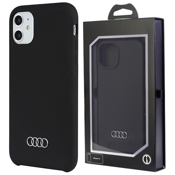 Audi silikondeksel til iPhone 12 / iPhone 12 Pro - svart AU-LSRIP12P-Q3/D1-BK