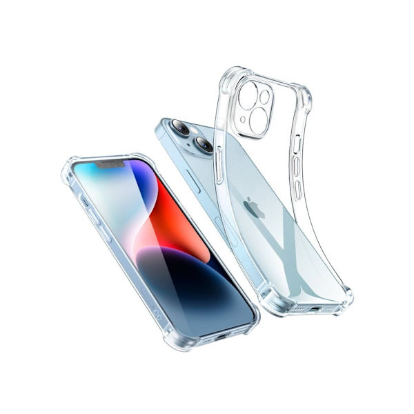 Ugreen Gel-deksel med forsterkede hjørner Bright Cushion Protective Case for iPhone 14 Plus Transparent (LP602)