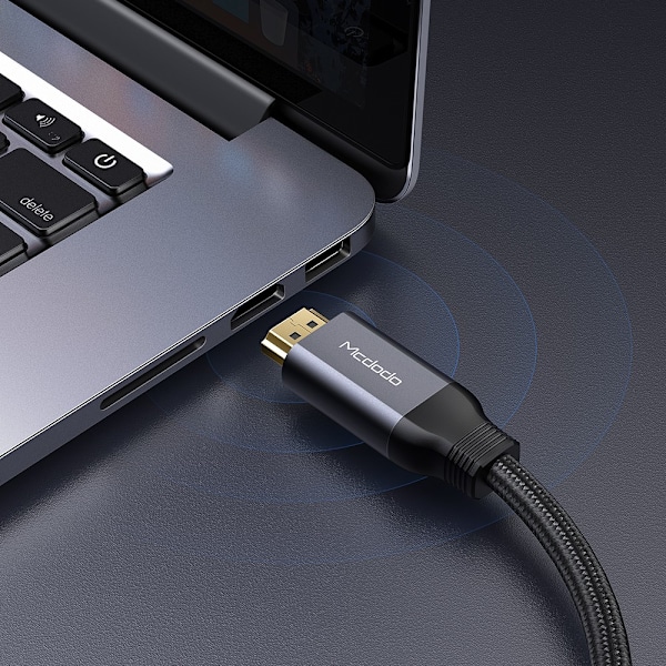 MCDODO ADAPTERKABEL HDMI TIL VGA D-SUB KONVERTERARE FOR PROJEKTOR MONITOR 2M