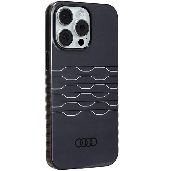 AUDI IML MAGSAFE ETUI TIL IPHONE 15 PRO MAX - SORT