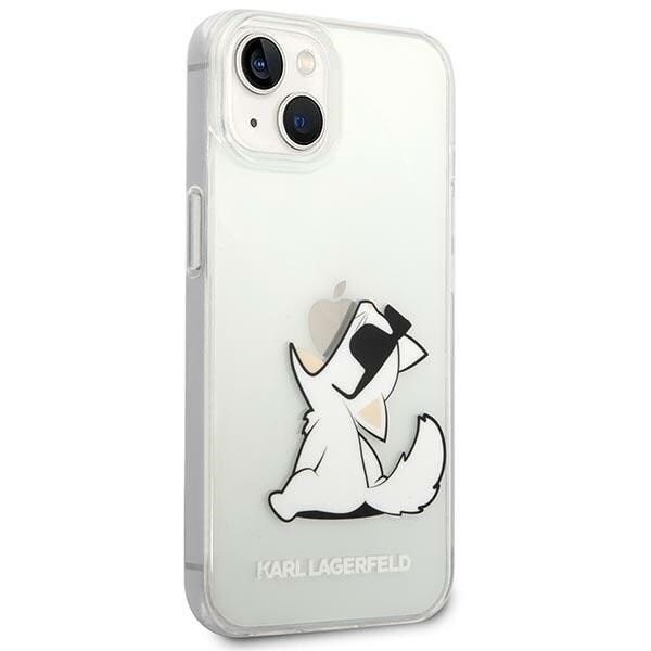 KARL LAGERFELD CHOUPETTE SJOV ETUI TIL IPHONE 14 PLUS - GENNEMSIGTIG