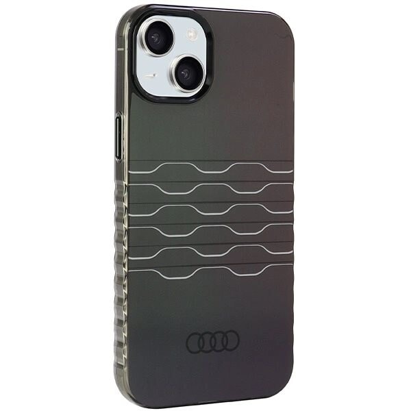 AUDI IML MAGSAFE ETUI TIL IPHONE 15 PLUS / 14 PLUS - SORT