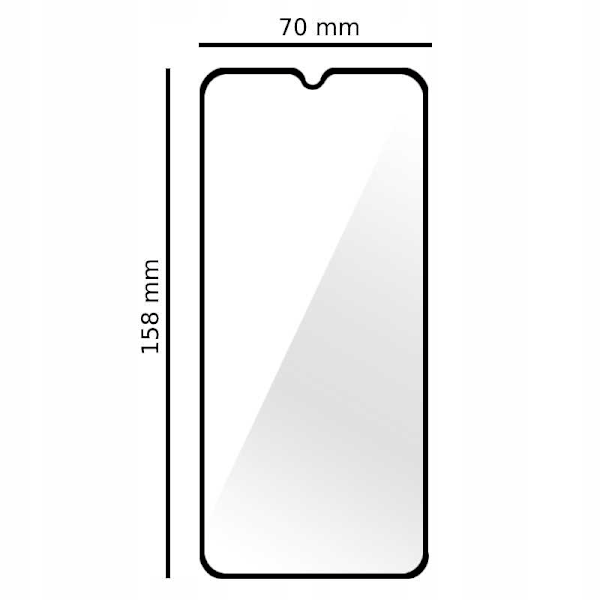 Spacecase 5D Härdat Glas För Samsung Galaxy A02S A03S