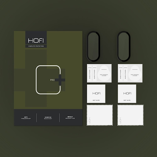 HOFI HYBRID PRO+ HYBRID GLAS 2-PAK XIAOMI SMART BAND 9/9 NFC SORT