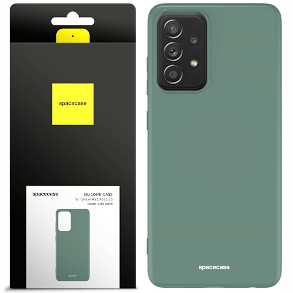Spacecase Silikonfodral För Samsung Galaxy A52 A52S Green