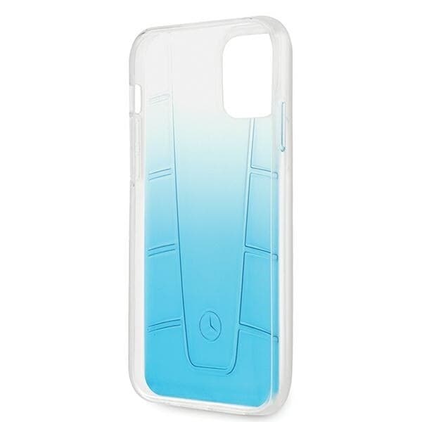 MERCEDES TRANSPARENT LINE ETUI TIL IPHONE 12 PRO MAX - BLÅ