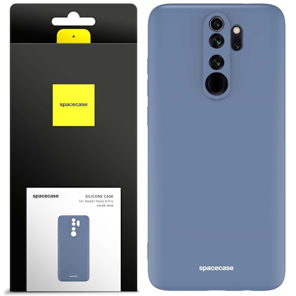 Spacecase Silikonfodral För Xiaomi Redmi Note 8 Pro Blue