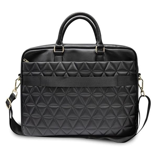 GUESS QUILTET LAPTOPTASKE 16 - SORT