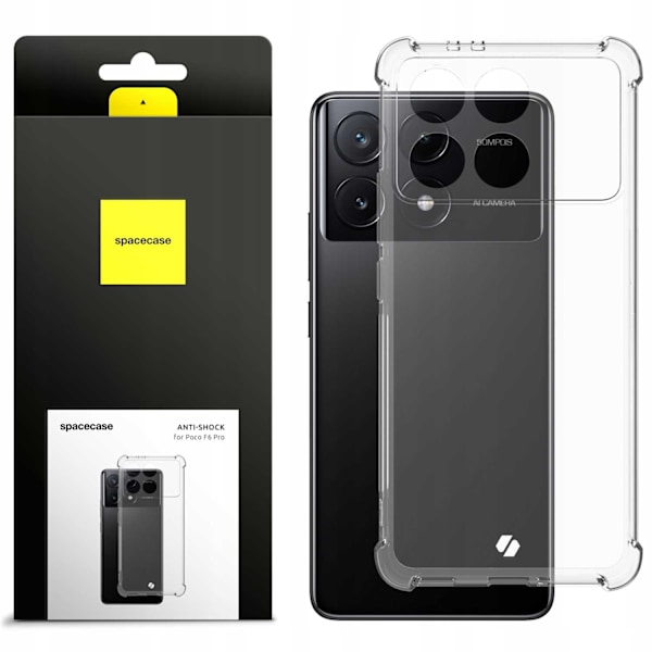 Spacecase Anti-Shck Case Poco F6 Pro Case Skydd