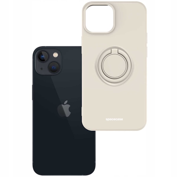 Spacecase Silikon Ringfodral För Iphone 13 Mini Bone