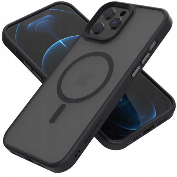 Spacecase Case Hybrid Mag Cover För Iphone 12 Pro Max Black