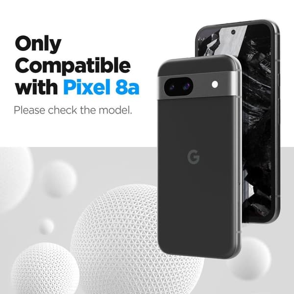 Spigen ALM Glas.tR herdet glass til Google Pixel 8A - 2 stk.