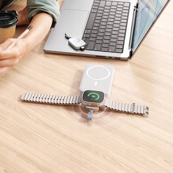 MCDODO USB-C INDUKTIV KLOCKLADDARE FOR APPLE WATCH 8 9 SE ULTRA STRAP