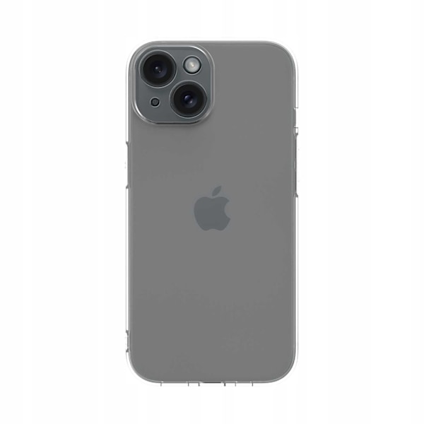 Spacecase Case Clear För Iphone 15, Transparent, Skyddande Tpu