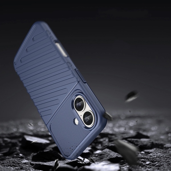 THUNDER CASE SILIKONE ETUI TIL IPHONE 16 PLUS - BLÅ