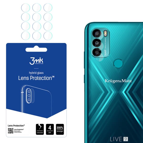KRUGER & MATZ LIVE 9 - 3MK LENS PROTECTION