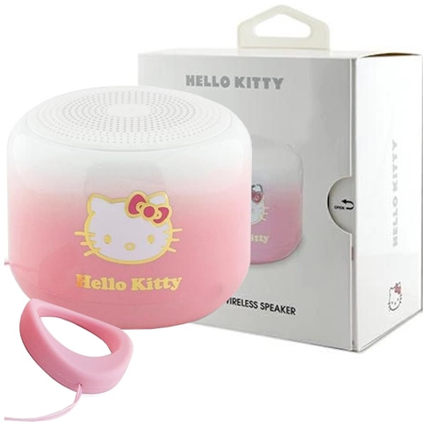 Hello Kitty Elektroplate Gradient Bluetooth-høyttaler - Rosa