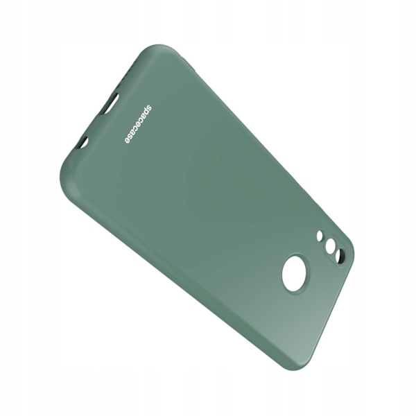 Spacecase Silikonfodral För Huawei P20 Lite Mörkgrön