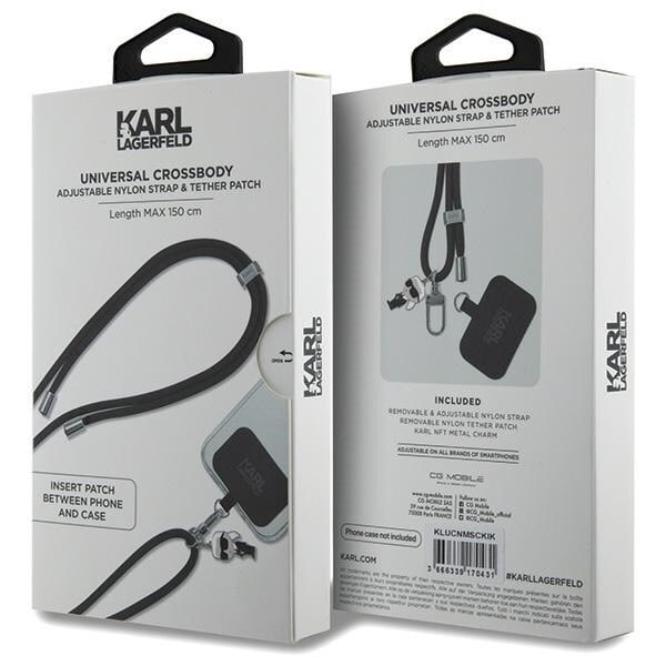 Karl Lagerfeld KLUCNMSCKIK Universal CBDY Cord Case - Svart