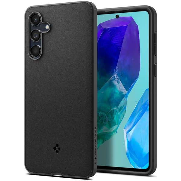 SPIGEN ESSENTIAL SANDBLAST GALAXY M55 5G MATT SVART