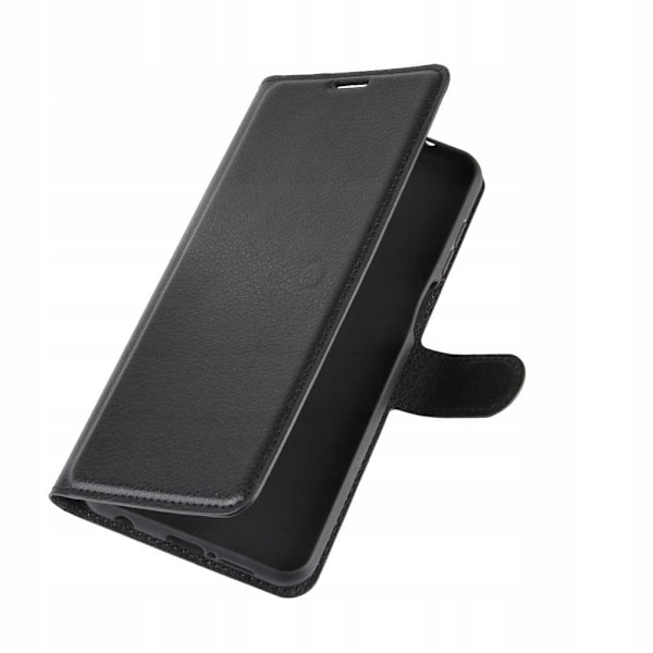 Litchi-Fodral Till Xiaomi Redmi Note 9S Svart